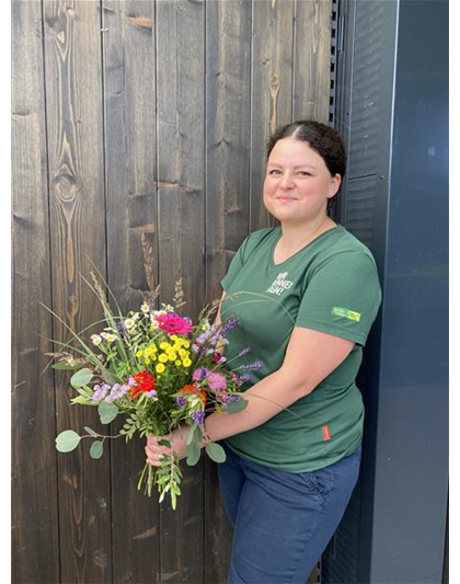DIY Naturwerkstatt Blumenstrauß Binden 18.07.