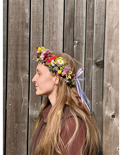 Midsommar-Haarkranz gestalten 20.06.